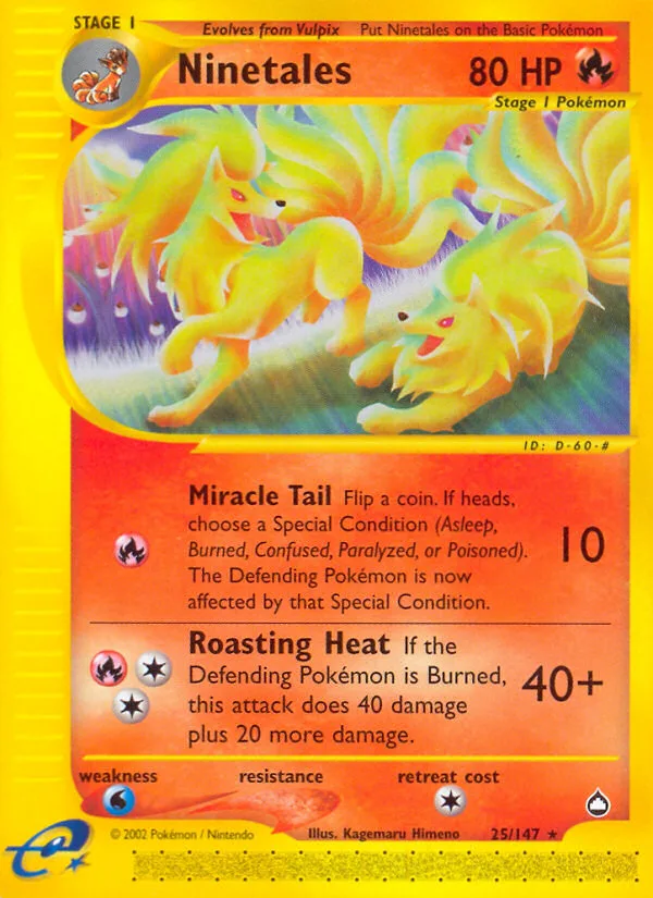 ninetales pokemon card price EX (13/83) [Generations] – Plug Stage 1 Ninetales V 177/192 Pokémon card