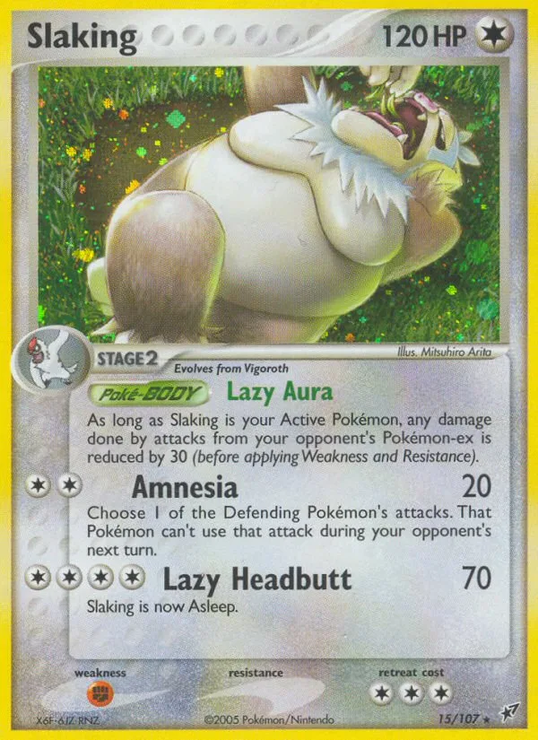 slaking v pokemon card price 2022 S10b Pokemon GO Secret Rare Holo #079/071 Colorless Heavy Impact (260) Weakness Fighting 2 Resistance None None Retreat Cost Slaking V HP230 2022 Collectible