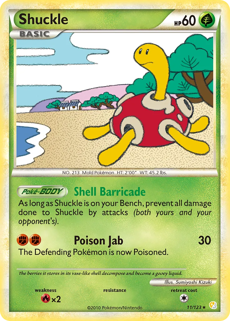 shiny shuckle pokemon card Trading Game Lost Thunder Ultra Rare Full Art GX #195 shuffle your deck Shuckle #12 Golden Sky, Silvery