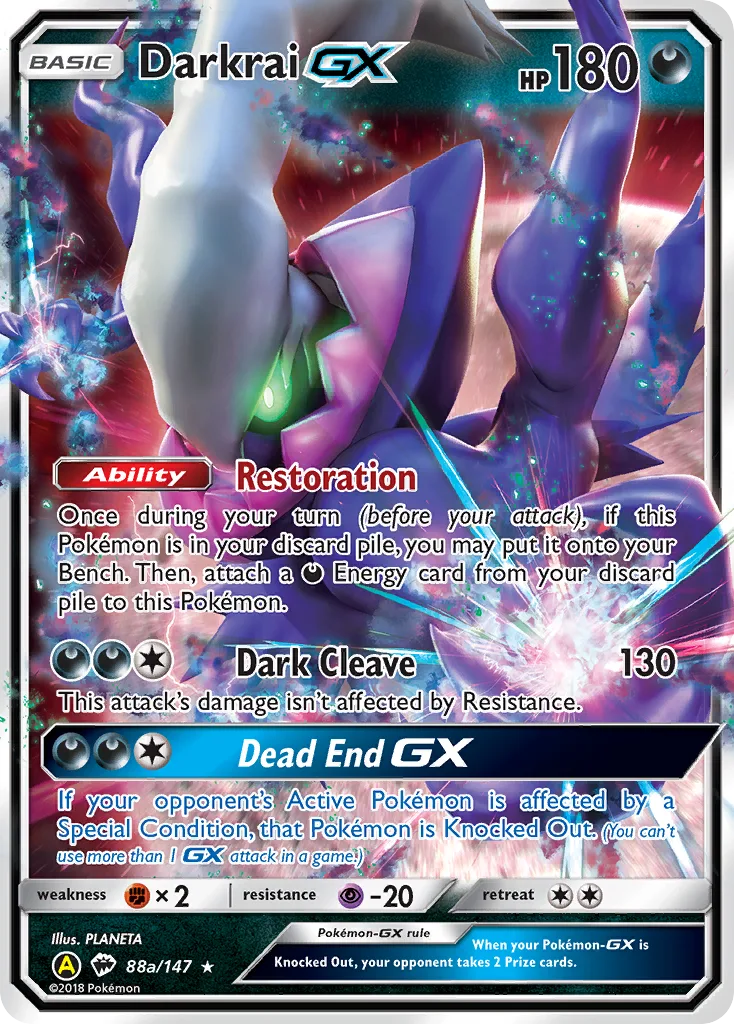 darkrai v pokemon card value VSTAR Evolves from null Type darkrai v pokemon card value