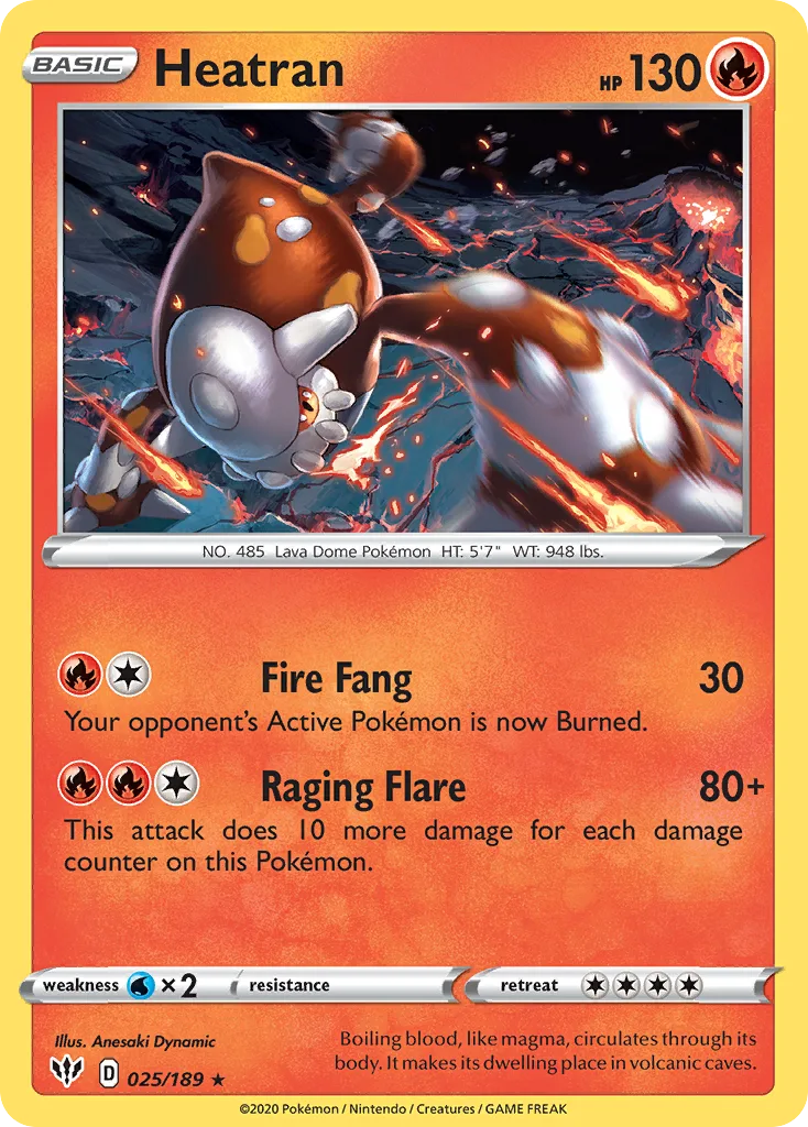 heatran vmax pokemon card price Pokémon Shiny Rainbow Ultraboost (French, Box Set & Collection) your opponent takes 3 Prize cards. My Heatran Vmax looks weird