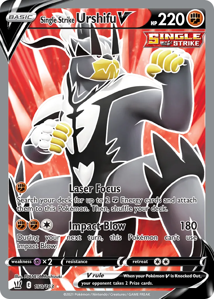 pokemon card value single strike urshifu vmax - TG29/TG30 - Brilliant Stars - Trainer Gallery ready deck for skilled Trainers and Pokmon TCG players Single Strike Urshifu VMAX (Rainbow